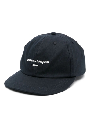 Comme des Garçons Homme logo-embroidered baseball cap - Blue