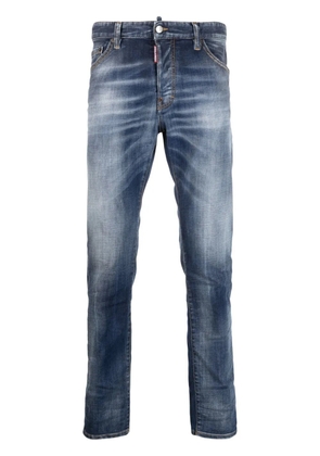 DSQUARED2 distressed-effect slim-leg jeans - Blue