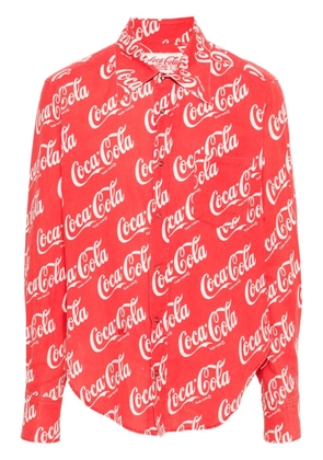 ERL x Coca-Cola print shirt - Red