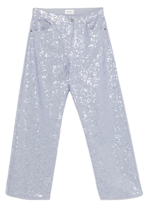 P.A.R.O.S.H. sequined trousers - Blue