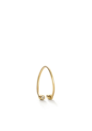 Shihara 18kt yellow gold Twist Round 01 earring