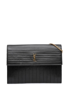 Saint Laurent Pre-Owned 2019 Quilted Calfskin Victoire Chain crossbody bag - Black