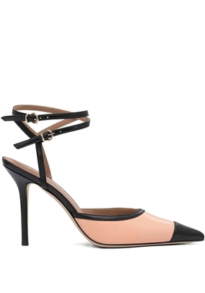 Lella Baldi 105mm leather ankle-strap pumps - Pink