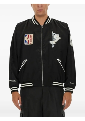 3PARADIS x Mitchell & Ness and The NBA Varsity bomber jacket - Black
