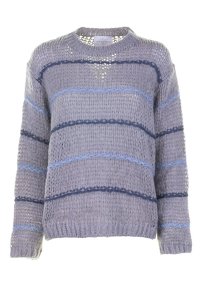 Vicario Cinque striped sweater - Grey
