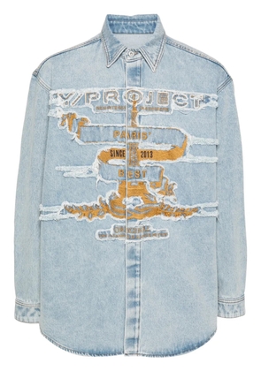 Y/Project Paris Best Patch Denim Shirt Blue 'Blue'