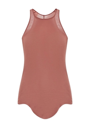 Rick Owens racer-back curved-hem vest - Red