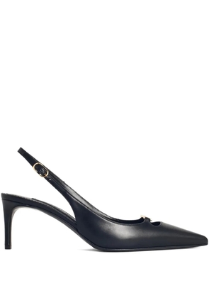 Dolce & Gabbana 70mm slingback logo pumps - Black