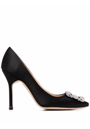 Manolo Blahnik buckle-detail stiletto pumps - Black