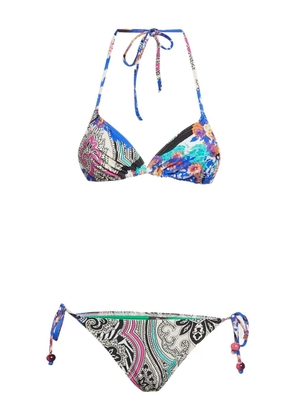 Etro Pre-Owned mix-pattern bikini - White