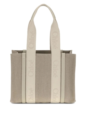 Chloé Woody tote bag - Grey