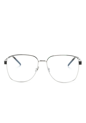 Saint Laurent Eyewear SL M134 square-frame glasses - Silver