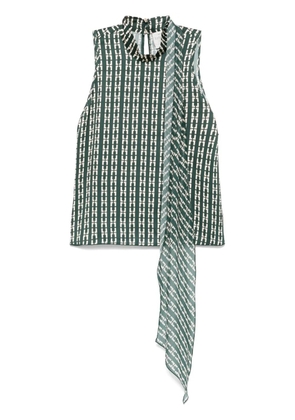 Forte Forte geometric-print top - Green