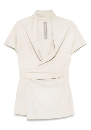 Rick Owens Laura top - Neutrals