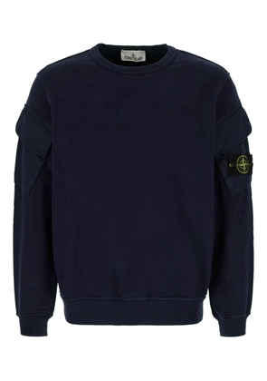 Stone Island 6100008 pocket-detail cotton sweatshirt - Blue