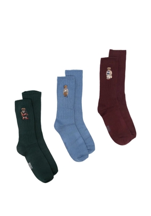 Polo Ralph Lauren Polo Bear ribbed socks - Green