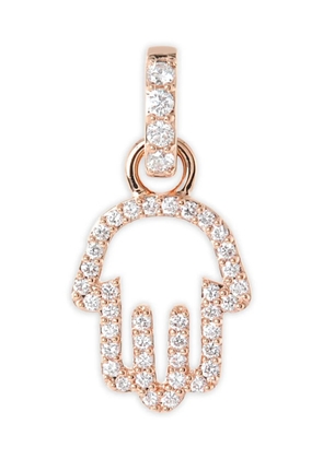 ALINKA 18K gold Hamsa diamond charm - Pink