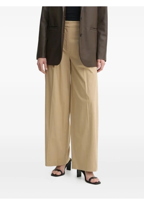 A.L.C. pleated wide-leg trousers - Neutrals