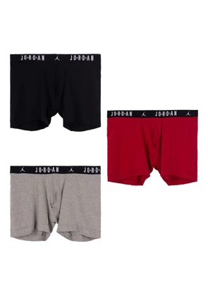 Jordan logo-waistband boxers (pack of three) - Red