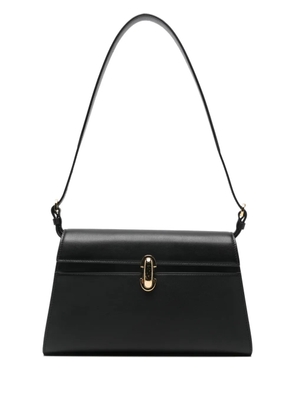 Savette flap-top shoulder bag - Black