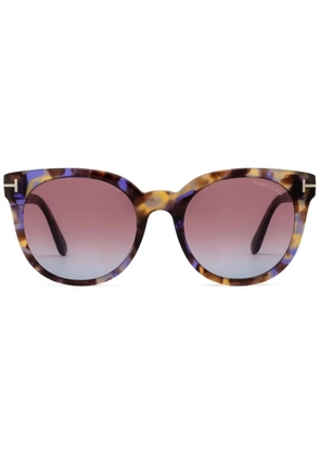 TOM FORD Eyewear tortoiseshell-effect sunglasses - Brown