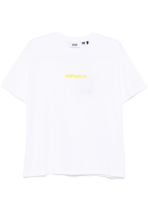 GCDS embroidered-motif T-shirt - White