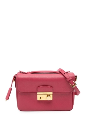 Prada Pre-Owned 2000-2024 Saffiano Sound Lock satchel - Pink