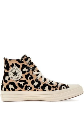 Converse Chuck 70 leopard-print sneakers - Brown