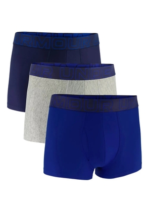 Under Armour logo-waistband boxers (pack of three) - Blue