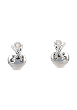 Chaumet 18K white gold Lien clip-on earrings - Silver