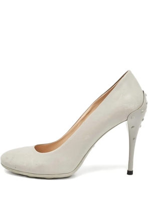 Tod's Vintage studded heeled pumps - Grey
