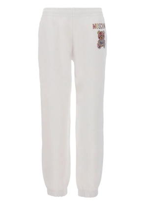 Moschino cotton track pants - White