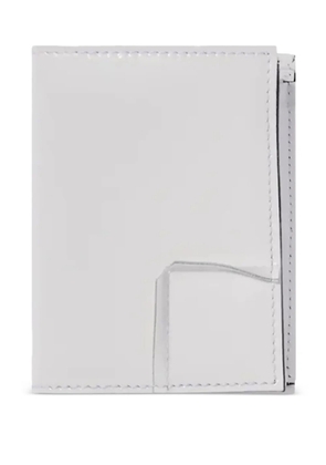 Comme Des Garçons Wallet Reversed leather wallet - White