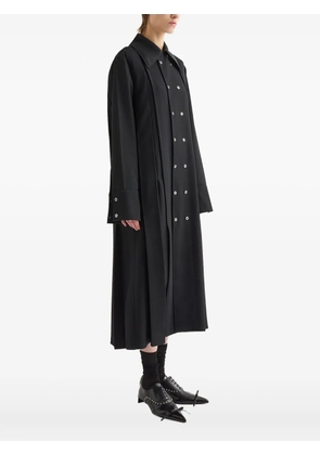 Jil Sander double-breasted coat - Black