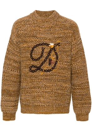 Drôle De Monsieur Le Maille Dtressé jumper - Brown