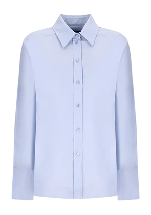 THE ANDAMANE Sally button-cuff long-sleeves shirt - Blue
