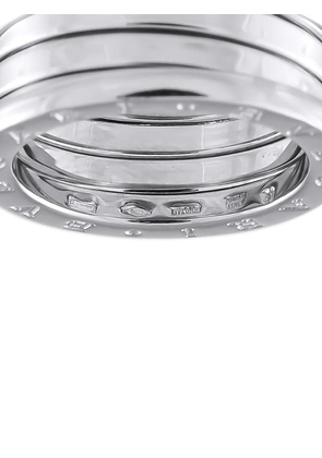 Bvlgari Pre-Owned 18K white gold B.zero1 ring - Silver