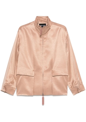 Giorgio Armani satin jacket - Brown