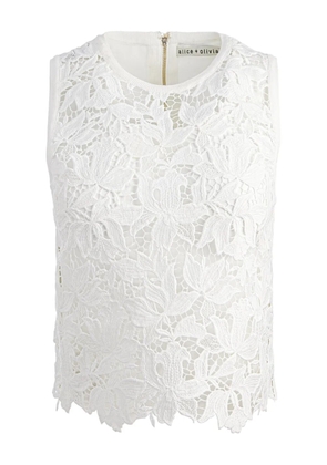 alice + olivia Danielle tank top - White