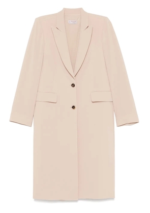Alberto Biani single-breasted coat - Neutrals