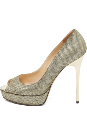 Jimmy Choo Pre-Owned 115mm Dahlia pumps - Green