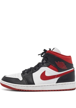 Nike Vintage 2020 pre-owned Air Jordan 1 lace-up sneakers - Black