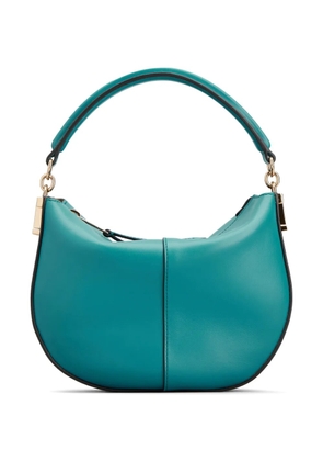 Tod's logo-plaque leather tote bag - Blue