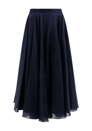 F.It A-line flared midi skirt - Blue