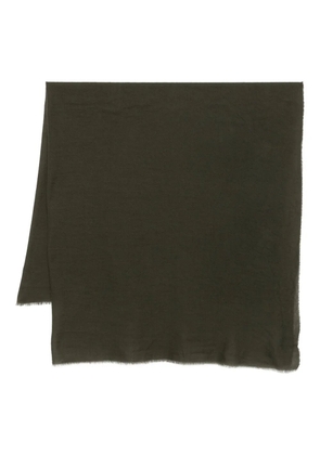Faliero Sarti Chal Coccola raw-edge scarf - Green