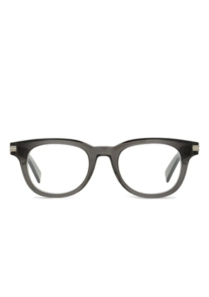 Zegna oval frame glasses - Grey