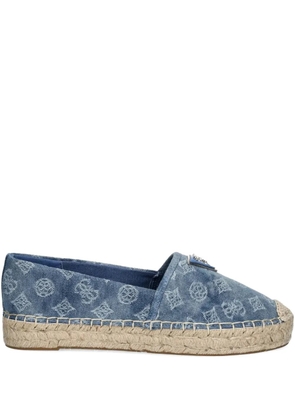 GUESS USA Jolandon denim flat espadrilles - Blue