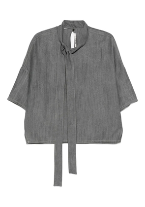 ULI SCHNEIDER bowtie blouse - Grey