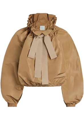 Patou Iconic drawstring blouse - Neutrals