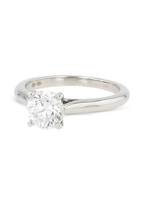 Cartier 1895 platinum Solitaire diamond ring - Silver